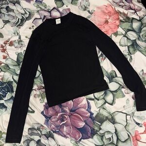 Aritzia Homestretch Smooth Black Long Sleeve